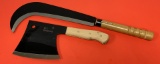 New HLL HongLiLai Cleaver & Sickle Machete Scythe Tool