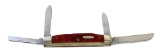 1991 Case XX DR64052 SS Red Bone 4-Blade Congress Knife