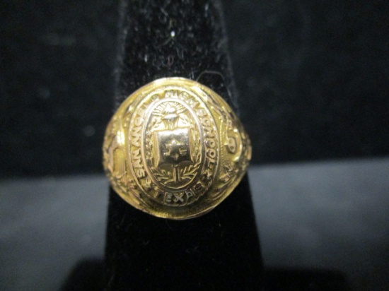 10k Gold 1941 San Angelo Texas Class Ring