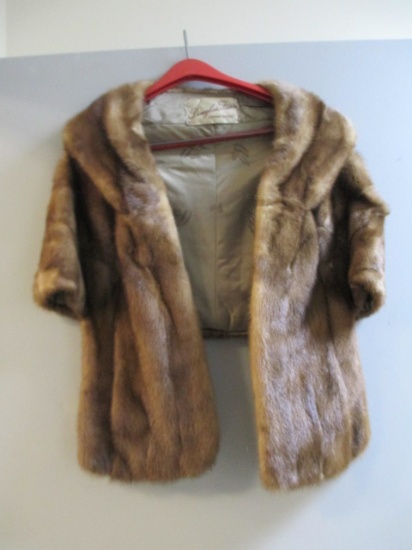 Douglas Furs of Charlotte Mink Caplet