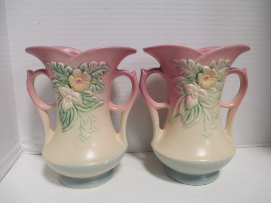 Pair Hull Art Vase "Wildflower"