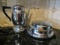 Robeson Rochester Electric Percolator and Montgomery Ward Waffle Iron