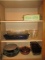 Cabinet Contents - Pyrex and Anchor Hocking Baking Dishes and Glass Bowls