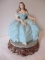 Hand Painted Southern Belle Chalkware Statue