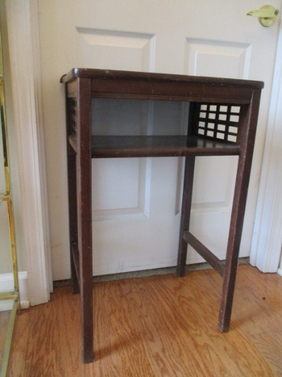 Wood Telephone Table