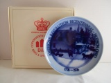 Bing & Grondahl Copenhagen Porcelain American Revolution Bicentennial Plate in Box