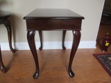 Bombay Side Table with Queen Anne Style Legs