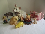 Ceramic Pig, Mugs, Pixy Quarry Critter, Candle Topper, Figurines