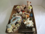 Pottery Pigs, Mini Tea Set, Figurines, David Winter Shropshire Pig Shelter, Magnets