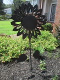Large Sunflower Double Wind Spinner