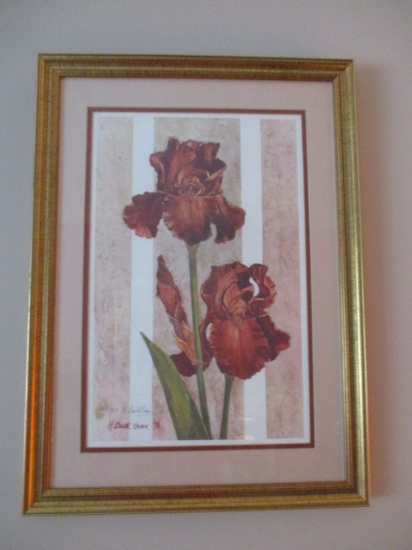 Pencil Signed and Numbered Iris Print by M. Booth Owen