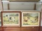 Pair Of Framed Hunting Dogs By Herb Chidley