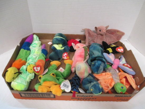 Ty Beanie Bables Insects, Reptiles, & Amphibians