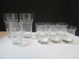 Set Of 6 On The Rocks  And 3 Glasses