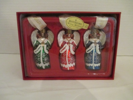 3 Waterford Angel Ornaments New in Box