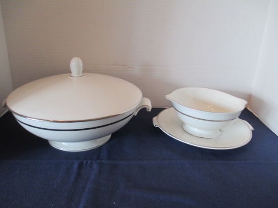Rosenthal Gravy Boat with Attached Underplate and Covered Casserole