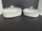 Corning Ware French White 1.5 Quart and 2.5 Quart Casseroles