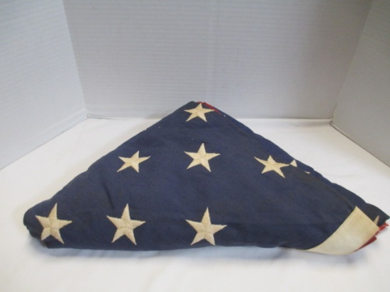 1967 Folded Service Flag with Stitched Stars