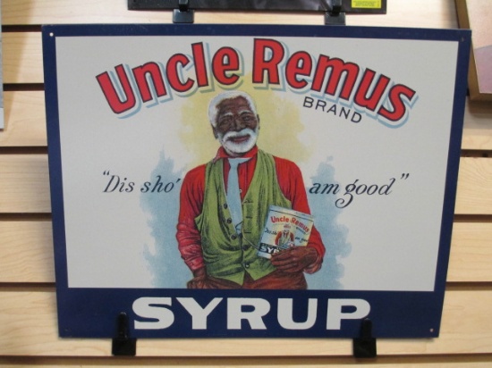 "Uncle Remus Brand Syrup" Metal Sign