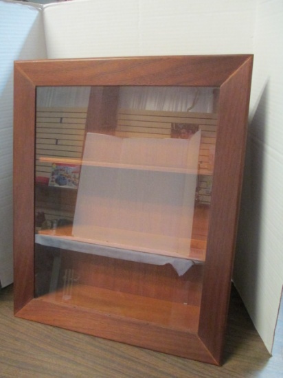 Wood Display Cabinet