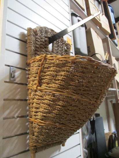 Woven Harvest Door Basket
