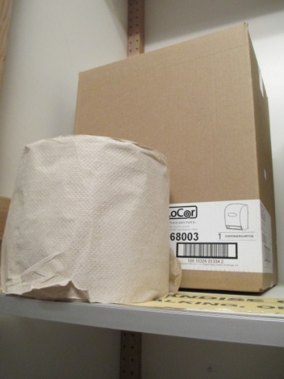 New in Box Solaris Paper LoCor Electronic Paper Towel Dispenser and Refill Roll