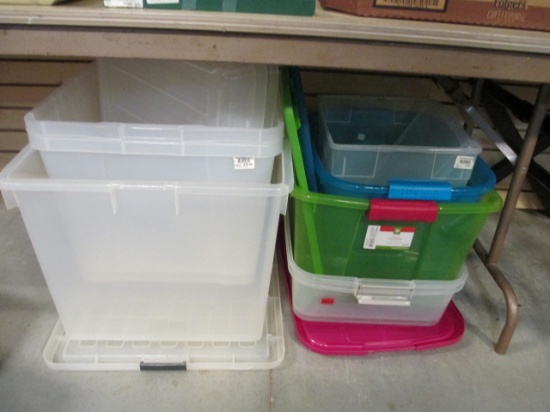 Eight Totes with Lids