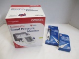 Omron Automatic Blood Pressure Monitor and Rite Aid Digital Thermometer