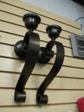 Pair of Wrought Metal Candle Sconces