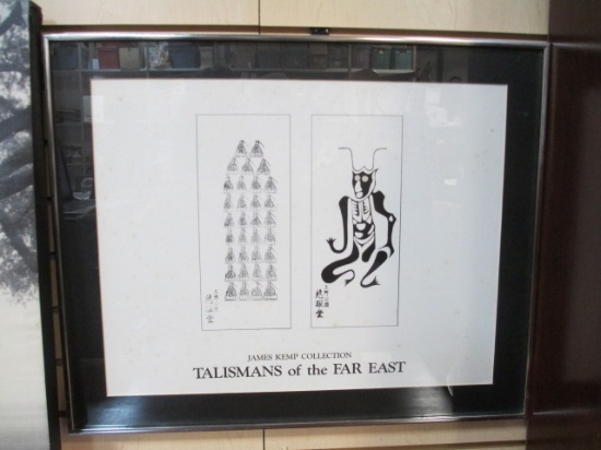 Framed & Matted James Kemp Collection "Talismans Of The Far East"