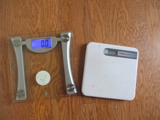 Two Digital Bathroom Scales