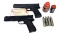 Pair of Crossman Repeater BB Guns with BBs & CO2 Canisters