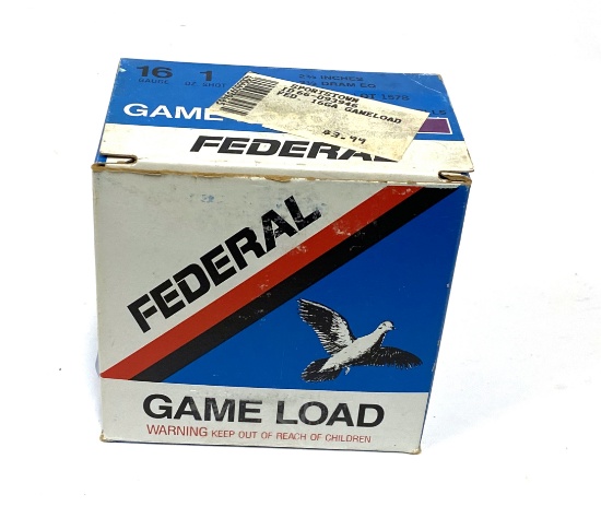 NIB 24 Shotshells of Federal 16 GA. 2-3/4" Game Loads
