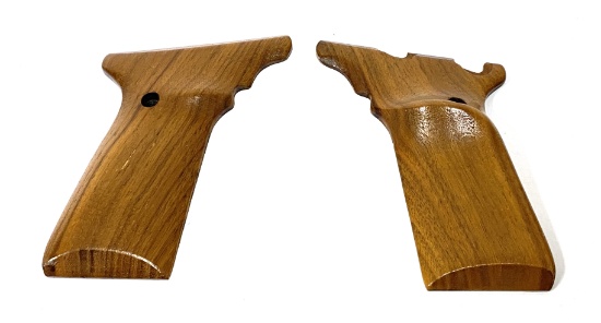 Custom Wood Target Grips for Browning Buck Mark .22 LR Pistol