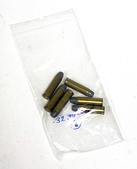 6 Rounds of Federal .32 H&R MAG Ammunition