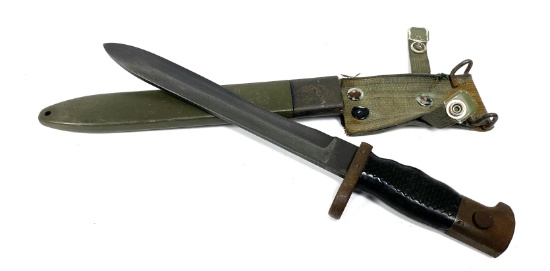 Military Surplus Spanish CETME Bayonet and Scabbard