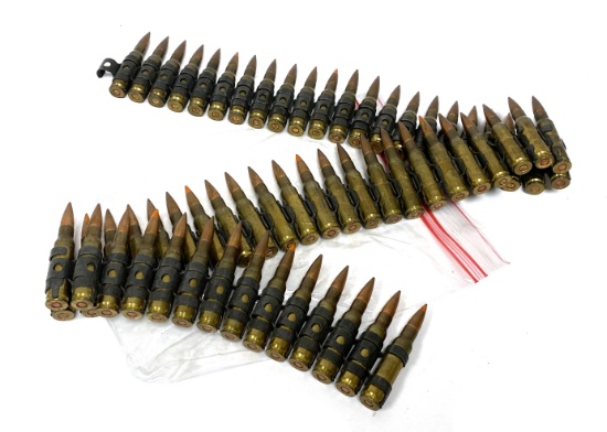 59rds. of Linked .308 WIN. Ammunition with FMJ and Tracers