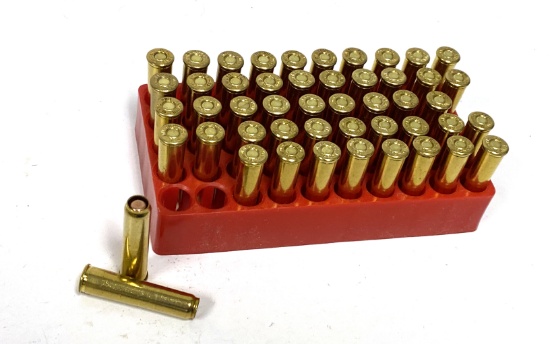 49rds. of 7.62 NAGANT (7.72x38mmR) PPU 98gr. FPJ Brass Ammunition