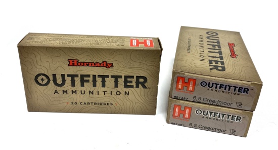 NIB 60rds. of 6.5 CREEDMOOR 120gr. GMX Hornady Outfitter Ammunition