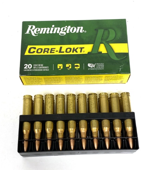 NIB 20rds. of 7MM REMINGTON MAGNUM 150gr. Core-Lokt PSP Remington Ammunition