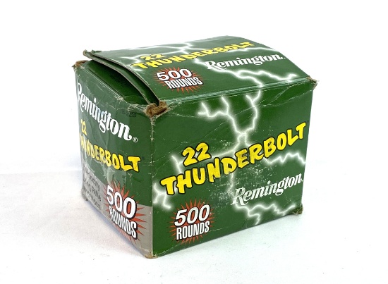 NIB 500rds. of .22 LR "22 Thunderbolt" Remington Ammunition