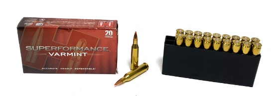 NIB 20rds. of .243 WIN. 58gr. V-MAX Hornady Superformance Varmint Ammunition