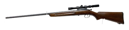 Winchester Model 68 .22 S-L-LR Bolt Action Rifle with Tasco 3-7x20 Scope and Finger Groove Stock