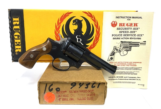 NIB 1983 Ruger Speed-Six .357 MAG. Revolver w/ 4" Bull Barrel