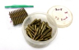 72 Rounds of .308 WIN. and 20 Rounds of .223 REM. on Stripper Clips Ammunition