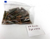 50rds. of 7.62x54R Brass Ammunition