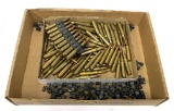 Lot of .30-06 Brass Ammunition for Reloading & Links- Struck Primers