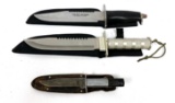 3 Tactical Survival Knives