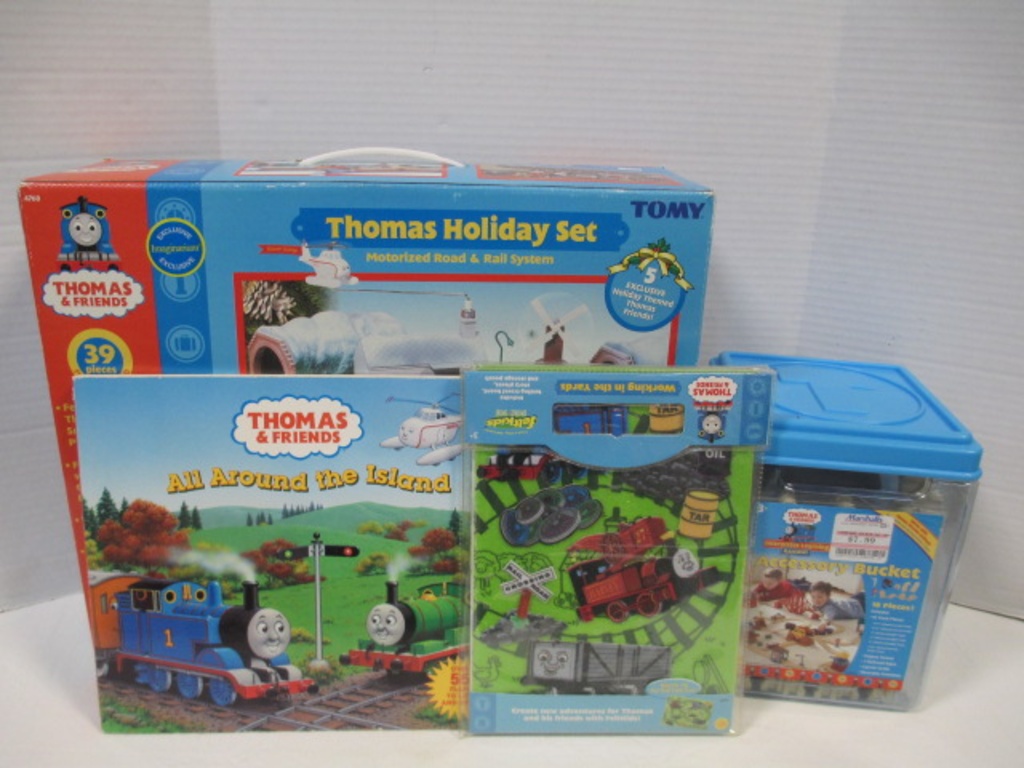 Tomy Thomas The Train Holiday Play Set Accessory Bucket Felt Toy Set And Estate Personal Property Personal Property Online Auctions Proxibid