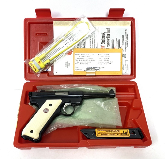 William B. Ruger MK II (MK4 NRA) Endowment Special Edition Semi-Auto .22 LR Pistol in Factory Case